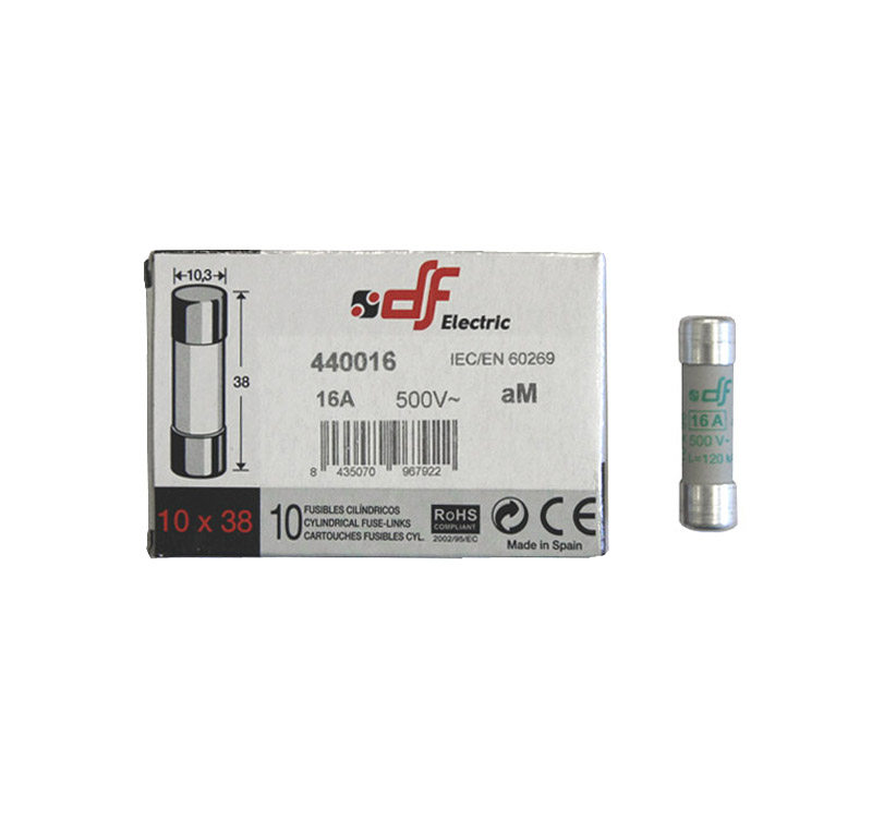 ΦΥΣΙΓΓΙΟ ΚΥΛΙΝΔΡΙΚΟ 10x38mm 16A AM 88-0169
