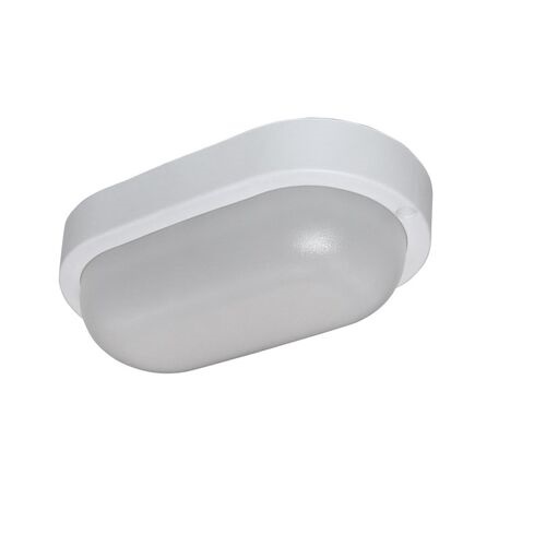 LED ΠΛΑΦΟΝΙΕΡΑ ΟΒΑΛ 160x90mm 8W 230V 4000K IP54 ΛΕΥΚΗ 21-1600810 LUMEN