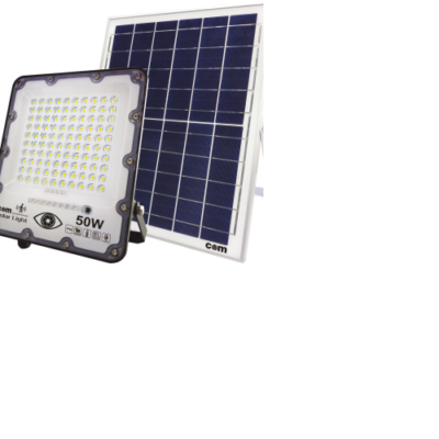 ΠΡΟΒΟΛΕΑΣ LED 50W SMD 6500K SOLAR ΜΕ ΦΩΤΟΚΥΤΤΑΡΟ 08.6104.4 COM