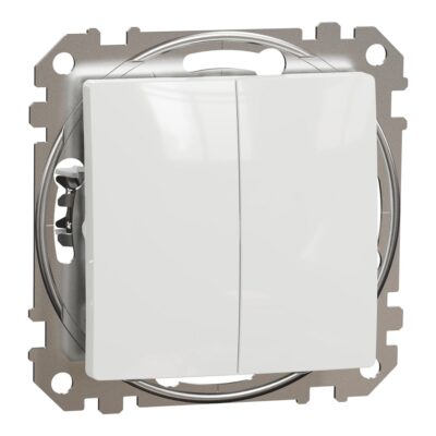 SEDNA DESIGN ΔΙΑΚΟΠΤΗΣ ΔΙΠΛΟΣ Α/Ρ ΛΕΥΚΟ SDD111108 SCHNEIDER