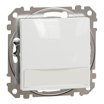 SEDNA DESIGN ΜΠΟΥΤΟΝ 12V ΜΕ ΛΥΧΝΙΑ ΠΡΟΣΑΝΑΤΟΛΙΣΜΟΥ ΚΑΙ ΕΤΙΚΕΤΑ ΛΕΥΚΟ SDD111143L SCHNEIDER