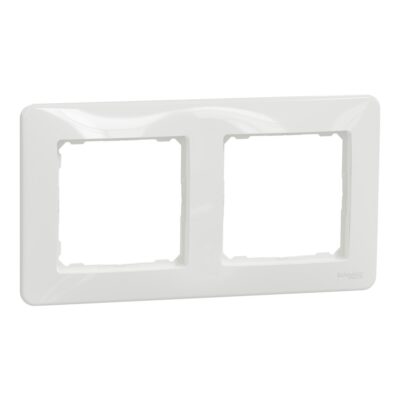 SEDNA DESIGN ΠΛΑΙΣΙΟ 2 ΘΕΣΕΩΝ ΛΕΥΚΟ SDD311802 SCHNEIDER