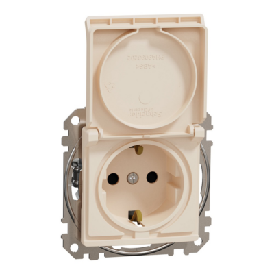 SEDNA DESIGN ΠΡΙΖΑ ΣΟΥΚΟ ΑΣΦΑΛΕΙΑΣ 2Π+Γ ΜΕ ΚΑΠΑΚΙ ΜΠΕΖ SDD112024 SCHNEIDER