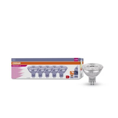 ΛΑΜΠΑ LED MR16 4.9W 12V 3000K 5τμχ DIMMABLE 4099854042966 LEDVANCE OSRAM