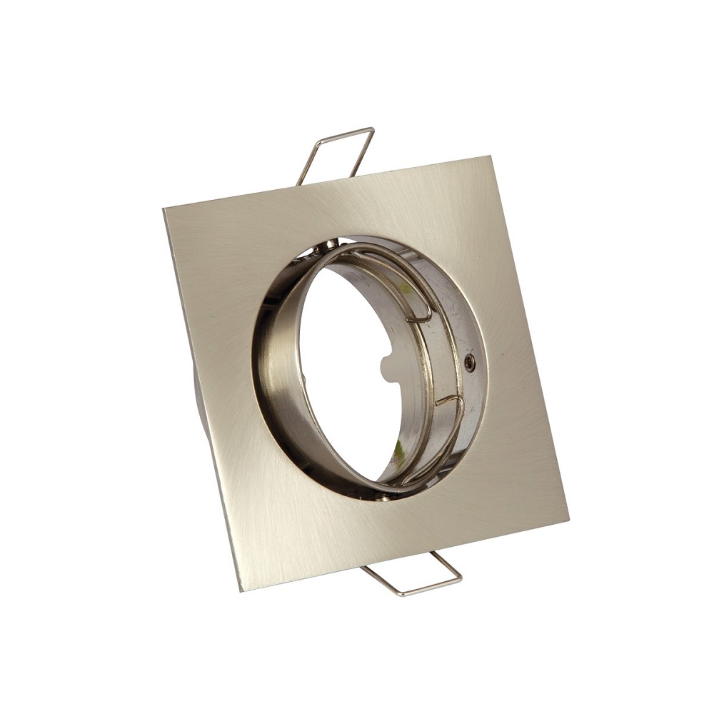 ΣΠΟΤ ΤΕΤΡΑΓΩΝΟ ΚΙΝΗΤΟ GU10 240V MAX35W IP20 8.2x8.2x2.1cm ΝΙΚΕΛ ΜΑΤ VK/03011G/MC VK