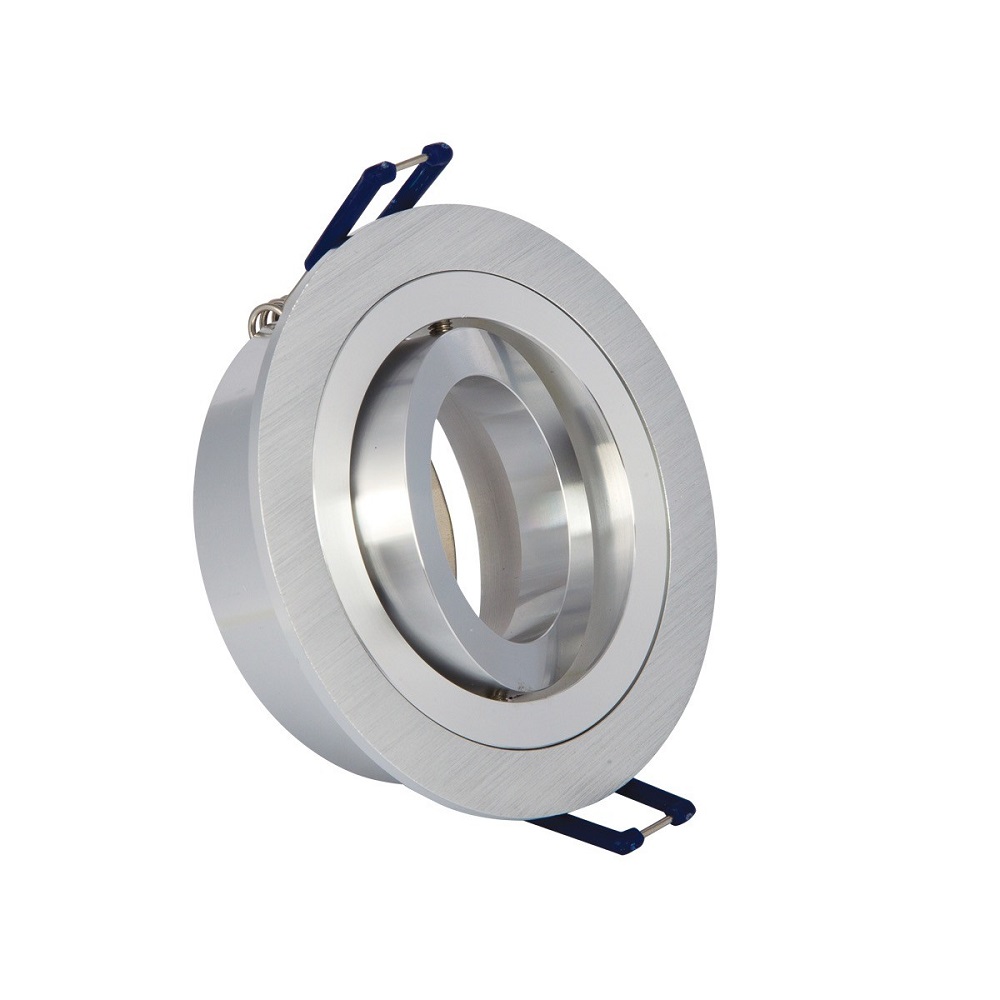 ΣΠΟΤ ΣΤΡΟΓΓΥΛΟ ΚΙΝΗΤΟ GU10 240V MAX35W IP20 9.15x2.8cm ΑΛΟΥΜΙΝΙΟ VK/03015G/AL VK