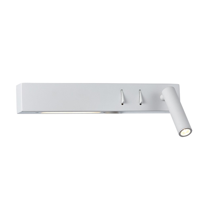 ΦΩΤΙΣΤΙΚΟ ΤΟΙΧΟΥ LED 220-240V 3W&6W 3200K 480lm 25° CRI>70 IP20 30cm ΛΕΥΚΟ ΔΕΞΙ VK/04230/W/W/30/R