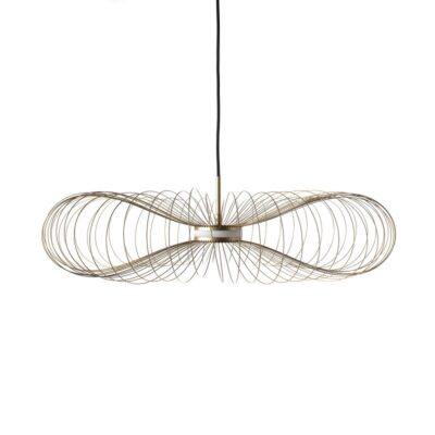 ΦΩΤΙΣΤΙΚΟ LED ΚΡΕΜΑΣΤΟ 220-240V 8W 2700K IP20 61-74x4-16.5cm ΧΡΥΣΟ  VK/04254PE/GD/WW