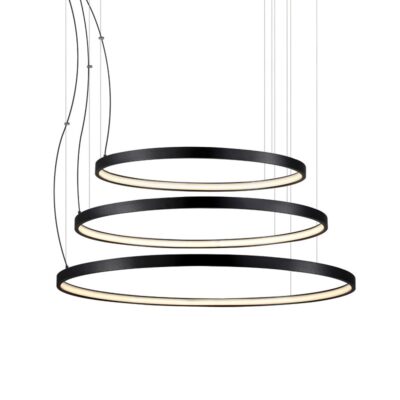 ΦΩΤΙΣΤΙΚΟ LED ΚΡΕΜΑΣΤΟ  220-240V 108w 3000K 10.800lm OSRAM CRI>80 IP20 92.2cm ΜΑΥΡΟVK/04407PE/B/W/3C