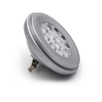 ΛΑΜΠΑ LED ΑΛΟΥΜΙΝΙΟΥ AR111 12W 12VAC/DC 24° 6200Κ ΨΥΧΡΟ 13-11112240 LUMEN