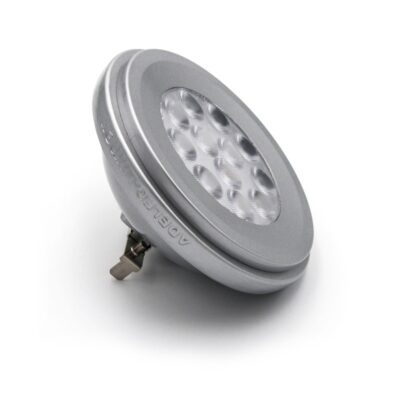 ΛΑΜΠΑ LED ΑΛΟΥΜΙΝΙΟΥ AR111 12W 12VAC/DC ΝΤΙΜΑΡΙΖ. 24° ΛΕΥΚΟ 13-111122419 LUMEN
