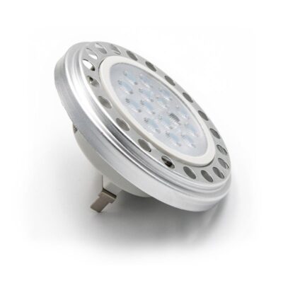 ΛΑΜΠΑ LED ΑΛΟΥΜΙΝΙΟΥ AR111 15W ΝΤΙΜΑΡΙΖ. 12VAC/DC 24° ΛΕΥΚΟ 13-111241519 LUMEN