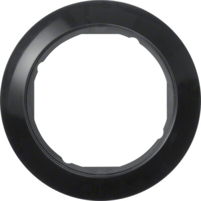 Β. ΠΛΑΙΣΙΟ 1930 ΜΕ ΑΝΟΙΓΜΑ Ο58mm ΜΑΥΡΟ 138201 HAGER