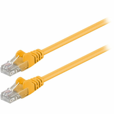 PATCH CORD CAT5e 1m ΚΙΤΡΙΝΟ 68341 GOOBAY