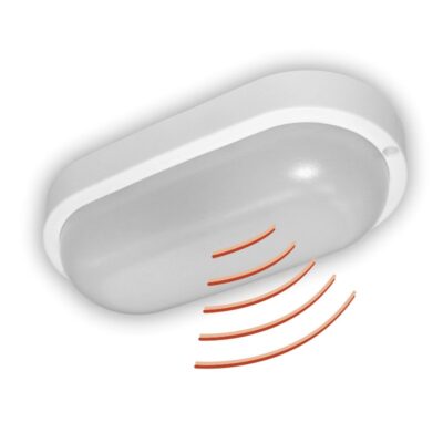 LED ΠΛΑΦΟΝ.ΟΒΑΛ ΑΝΙΧΝ.ΚΙΝΗΣ.ΜΙΚΡΟΚΥΜ.18W 4000K IP54 ΛΕΥΚH 21-26018710 LUMEN