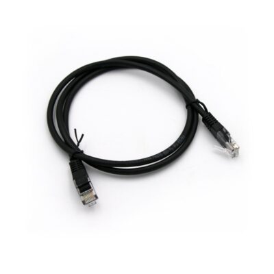 ΚΑΛΩΔΙΟ UTP CAT5e CCA 4x2x7x0.16mm 1m ECO ΜΑΥΡΟ 9-014511 ADELEQ