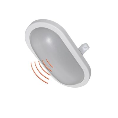 ΧΕΛΩΝΑ LED PC ΟΒΑΛ ΜΕ ΑΝΙΧΝΕΥΤΗ ΚΙΝΗΣΗΣ 15W 4000K IP64 ΛΕΥΚΗ 21-21615710 LUMEN