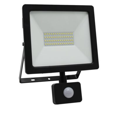 ΠΡΟΒΟΛΕΑΣ LED SMD 50W ΜΕ ΑΝΙΧΝΕΥΤΗ ΚΙΝΗΣ.4100K IP65 ΜΑΥΡΟΣ 3-3905011 LUMEN