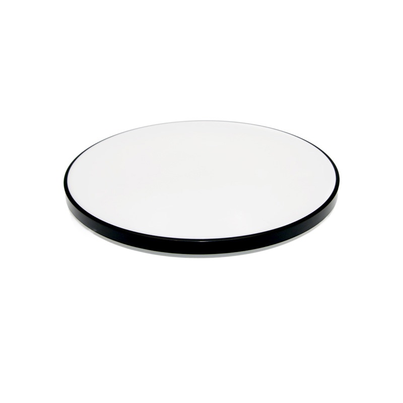 LED ΠΛΑΦΟΝΙΕΡΑ PC ΣΤΡΟΓΓΥΛΗ Φ:270mm 18W 4000K IP44 ΜΑΥΡΟ 21-2701811 LUMEN