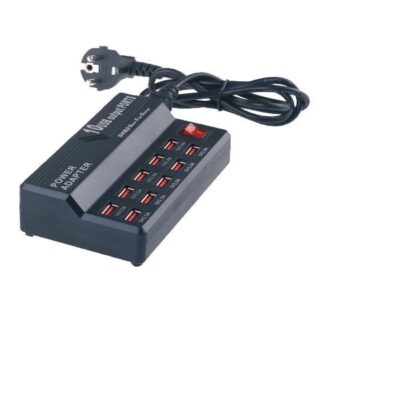 ΠΟΛΥΠΡΙΖΟ 10xUSB 5V/12A 60W AC 100-240V 80-00143 LINEME