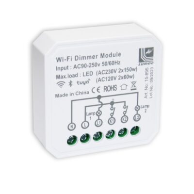 ΔΙΑΚΟΠΤΗΣ ΚΑΙ DIMMER SMART WiFi TUYA 2x0,7A 230V 15-895 LUMEN