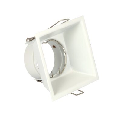 ΣΠΟΤ ΧΩΝΕΥΤΟ ΤΕΤΡΑΓΩΝΟ ΣΤΑΘΕΡΟ GU10 IP20 8.8x8.8x6.5cm ΛΕΥΚΟ VK/03013G/W VK