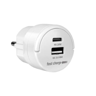 ΑΝΤΑΠΤΟΡΑΣ GO MINI 1xUSB TYPE A & 1xUSB TYPE C 100-15-177 SAS