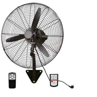 ΑΝΕΜΙΣΤΗΡΑΣ ΕΠΙΤΟΙΧΟΣ ΜΑΥΡΟΣ ΜΕ CONTROL 95W Φ55cm ΜΕ ΤΗΛ/ΡΙΟ 18-25 LUMEN