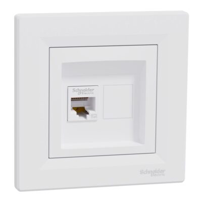 ASFORA ΠΡΙΖΑ ΠΛΗΡΟΦΟΡΙΚΗΣ RJ45 CAT5e U/UTP ΜΟΝΗ EPH4300121 SCHNEIDER