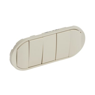 CELIANE ΠΛΑΚΙΔΙΟ 5ΠΛΟΥ ΔΙΑΚΟΠΤΗ IVORY 066203 LEGRAND