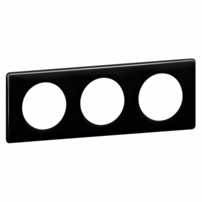 CELIANE ΠΛΑΙΣΙΟ ΜΕΜ 3 ΘΕΣΕΩΝ BLACK GLOSS 066683 LEGRAND