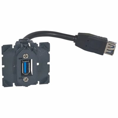 CELIANE ΜΗΧΑΝΙΣΜΟΣ ΠΡΙΖΑΣ USB ΠΡΟΚΑΛΩΔΙΩΜΕΝΗ 067372 LEGRAND
