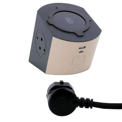 ΠΟΛΥΠΡΙΖΟ CORN 2ΣΟΥΚΟ WRLS.CH USB A+C 2M ΜΠΛΕ/ΜΑ 694500 LEGRAND