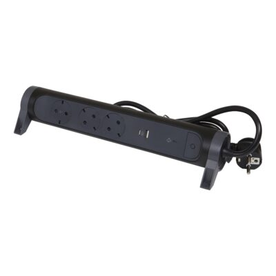 ΠΟΛΥΠΡΙΖΟ PRE 3ΣΟΥΚΟ SPD USBA+C ΚΑΛ 1,5Μ ΜΑΥΡΟ 694512 LEGRAND