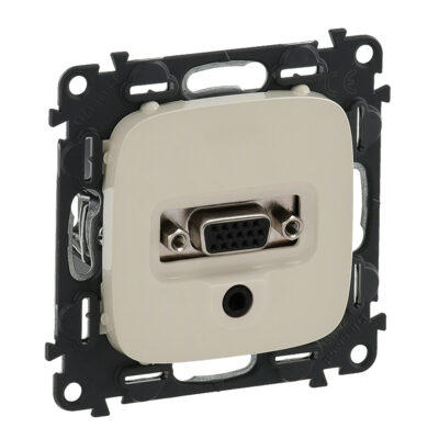 VALENA ALLURE ΠΡΙΖΑ HD15+JACK 3,5MM IVORY 754706 LEGRAND