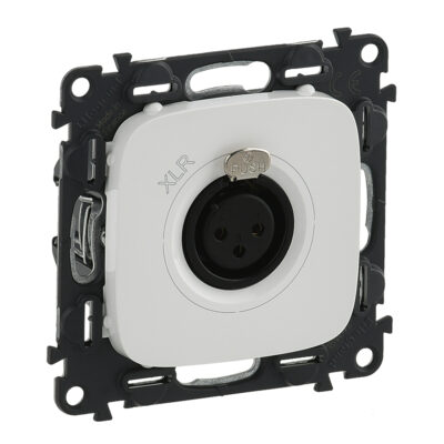 VALENA ALLURE ΠΡΙΖΑ XLR 3ΕΞΟΔΟΥΣ ΘΗΛΥΚΟ WHITE 754735 LEGRAND