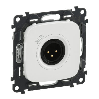 VALENA ALLURE ΠΡΙΖΑ XLR 3ΕΞΟΔΟΥΣ ΑΡΣΕΝΙΚΟ WHITE 754745 LEGRAND
