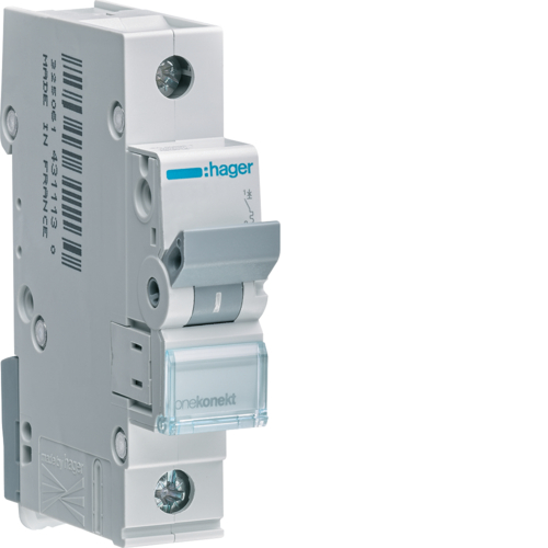 MCN106 ΑΥΤΟΜΑΤΗ ΑΣΦΑΛΕΙΑ C 6KA 1x6A HAGER