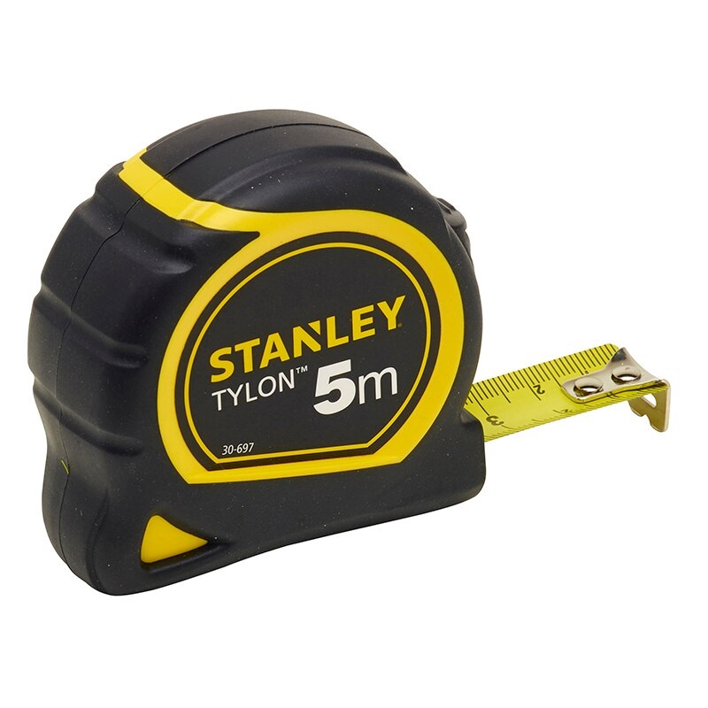 ΜΕΤΡΟ ΠΛΑΣΤΙΚΟ TYLON ΜΕ ΛΑΜΑ 19mm 5m 0-30-697 STANLEY