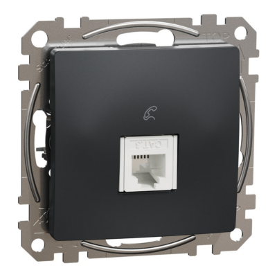 SEDNA DESIGN ΠΡΙΖΑ ΤΗΛΕΦΩΝΟΥ RJ11 ΑΝΘΡΑΚΙ SDD114491 SCHNEIDER