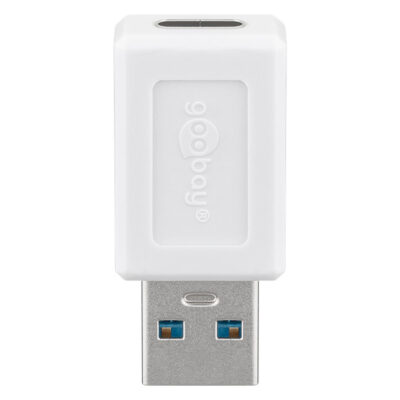 ΑΝΤΑΠΤΟΡΑΣ  USB 3.2 Gen 1x1 A αρσ. - USB-C θηλ., ΣΕ ΛΕΥΚΟ ΧΡΩΜΑ   55225  GOOBAY