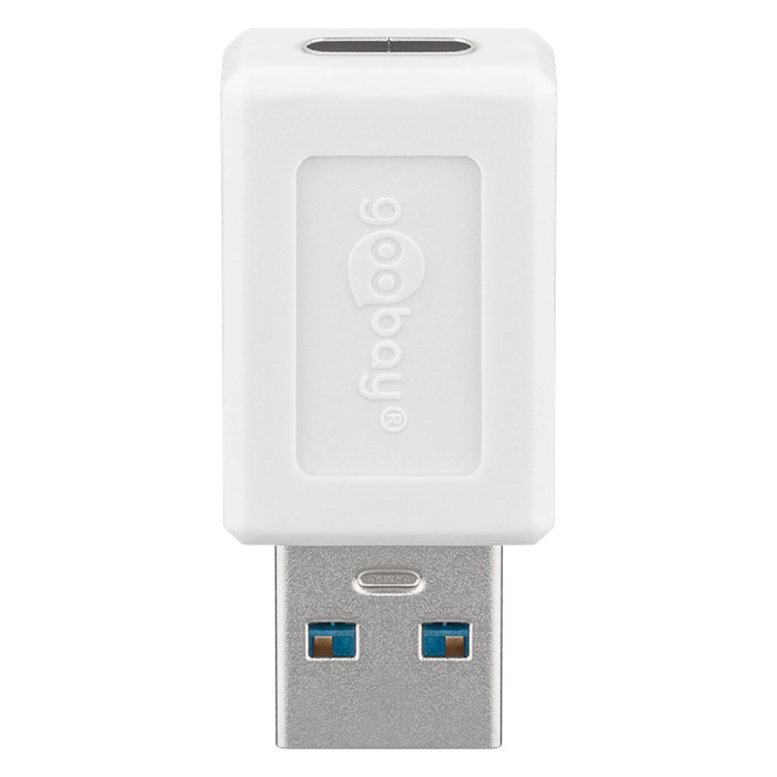 ΑΝΤΑΠΤΟΡΑΣ USB 3.2 Gen 1x1 A αρσ. - USB-C θηλ., ΣΕ ΛΕΥΚΟ ΧΡΩΜΑ 55225 GOOBAY