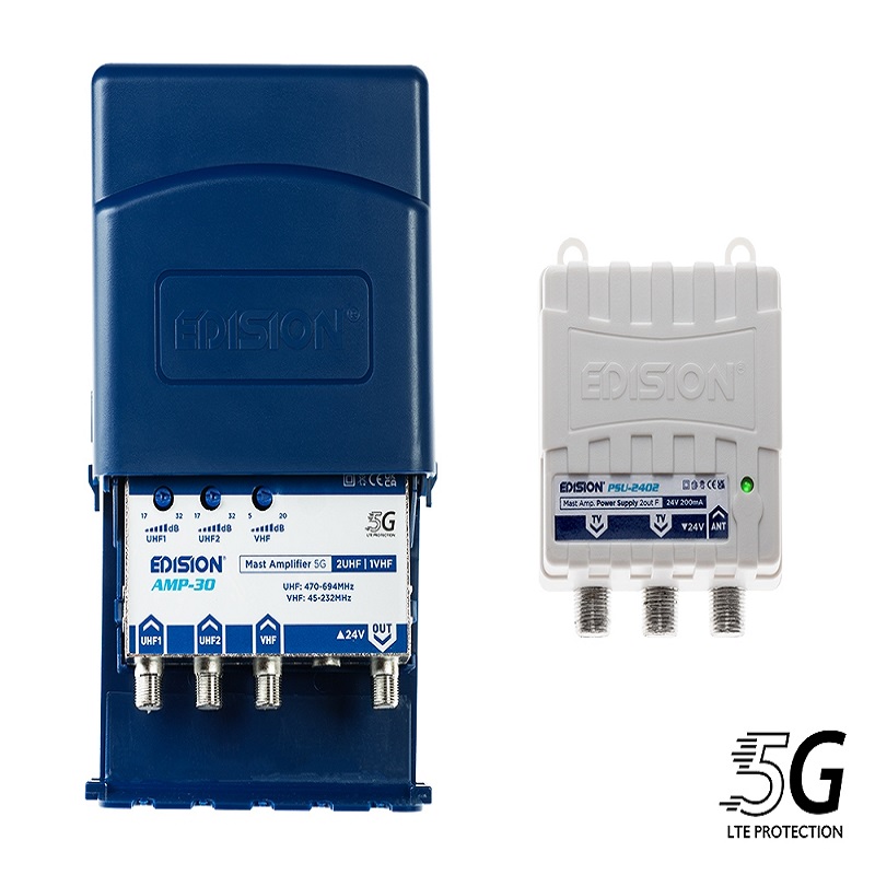 KIT ΕΝΙΣΧ. ΙΣΤΟΥ MAK-300 5G 2UHF 1VHF +PSU 24V 26-01-0002 EDISION
