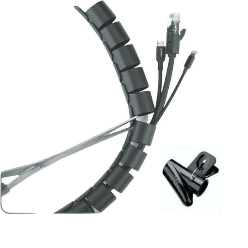 ΣΠΙΡΑΛ ΟΡΓΑΝΩΤΗΣ ΚΑΛΩΔΙΩΝ ΜΕ ΚΛΙΠ 30mm 2m 05.835 COM