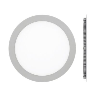 ΦΩΤΙΣΤΙΚΟ LED PANEL ΣΤΡΟΓ ΧΩΝ 24W 3000K ΓΚΡΙ VK/04017/G/W VK