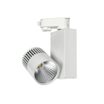 ΣΠΟΤ ΡΑΓΑΣ ΑΛΟΥΜΙΝΙΟΥ LED COB 220-240V 15W 3000K 1.200lm 24° IP20 ΛΕΥΚΟ VK/04020/W/W/24 VK