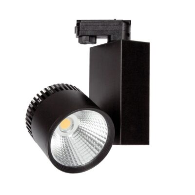 ΣΠΟΤ ΡΑΓΑΣ ΑΛΟΥΜΙΝΙΟΥ LED COB 220-240V 45W 4000K 3.760lm 36° IP20 ΜΑΥΡΟ VK/04022/B/C/36 VK