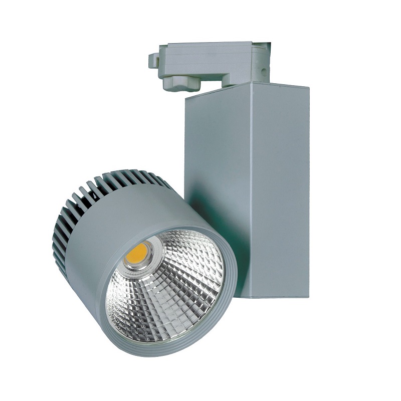ΣΠΟΤ ΡΑΓΑΣ ΑΛΟΥΜΙΝΙΟΥ LED COB 220-240V 45W 4000K 4.050lm 36° IP20 ΓΚΡΙ VK/04022/G/C/36 VK