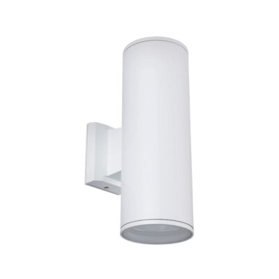 ΦΩΤΙΣΤΙΚΟ ΤΟΙΧΟΥ 240V MAX2X60W 2XE27 IP54 10.8X30X17.5cm ΛΕΥΚΟ  VK/01059/W VK