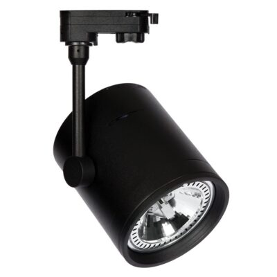 ΣΠΟΤ ΡΑΓΑΣ ΑΛΟΥΜΙΝΙΟΥ 240V GU10/R111 max50w L19.5cm IP20 ΜΑΥΡΟ  VK/04053TR/B/S VK
